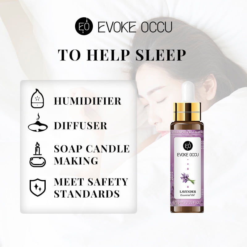 Eucalyptus Tea Tree Essential Oils 10ML with Dropper Diffuser Aroma Oil Lavender Jasmine Sandalwood Bergamot Rose Vanilla Oil - Image 7