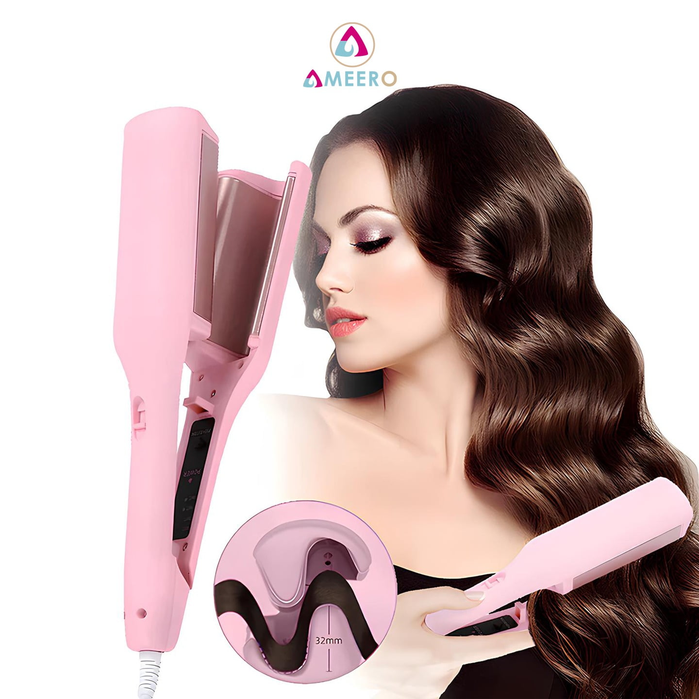 Ameero Egg Roll Curling Iron – Beachy Waves in Seconds - Image 2